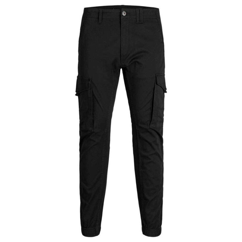 Jack Jones Black Cotton Skinny Men's Pants